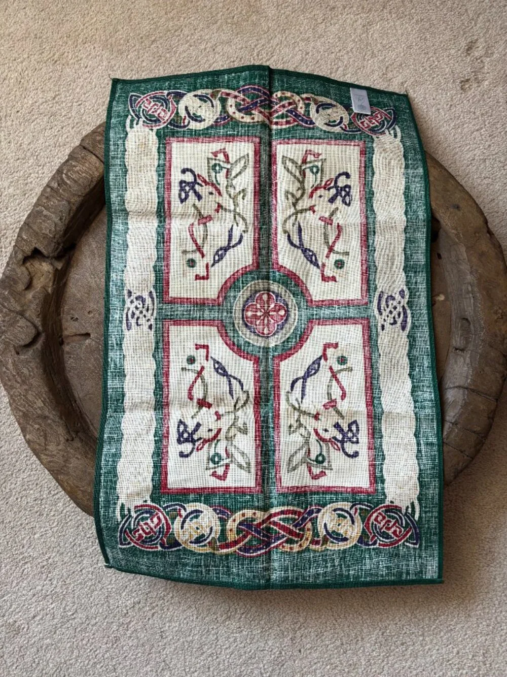 Ulster Weavers Irish linen Celtic knot tea towel collectible decor